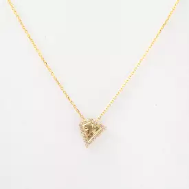 0.70 ct Yellow Grande Mosaic Shape Necklace