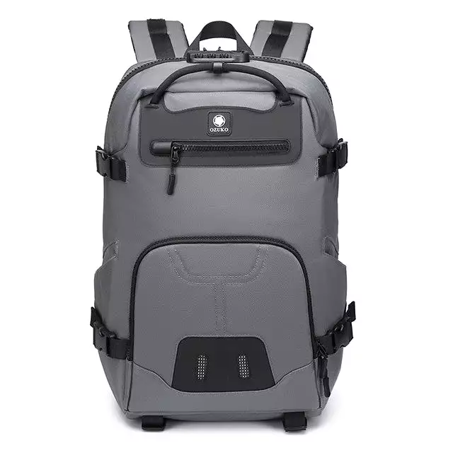 15.6 inch Laptop Backpacks Male USB Charging Travel Bag Waterproof Backpack Mochila