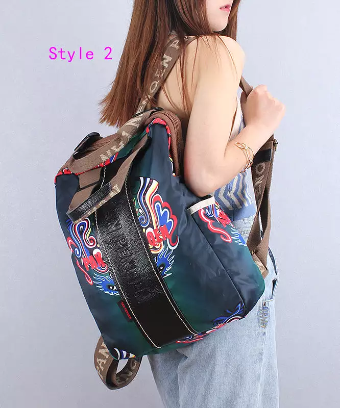 2024 Versatile Large Capacity Travel Printed Shoulder Backpack ZX1003