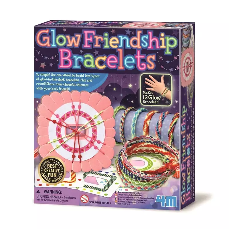 4M Creative Craft - Glow Friendship Bracelets