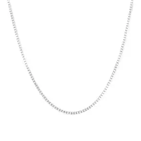 6.90 ctw White Gold Lab-Grown Diamond Tennis Necklace