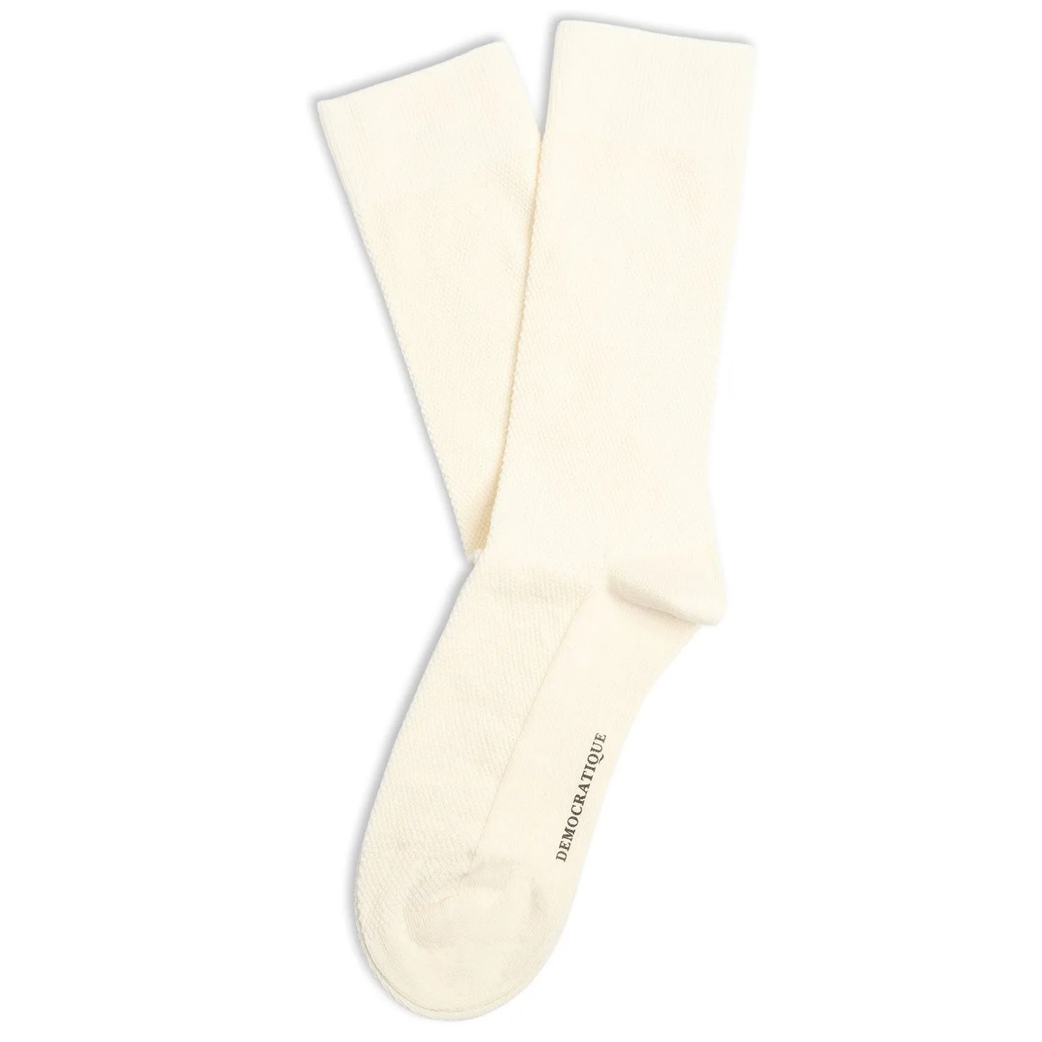 6- Pack Originals Champagne Pique Socks Off White