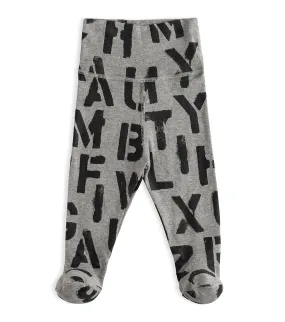 abc footed leggings