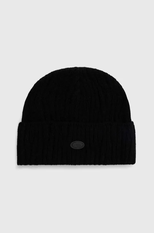 Ader Error wool beanie Etik Logo Beanie navy blue color BMADFWHW0504