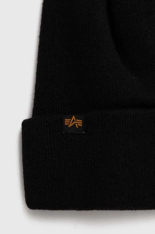 Alpha Industries beanie black color