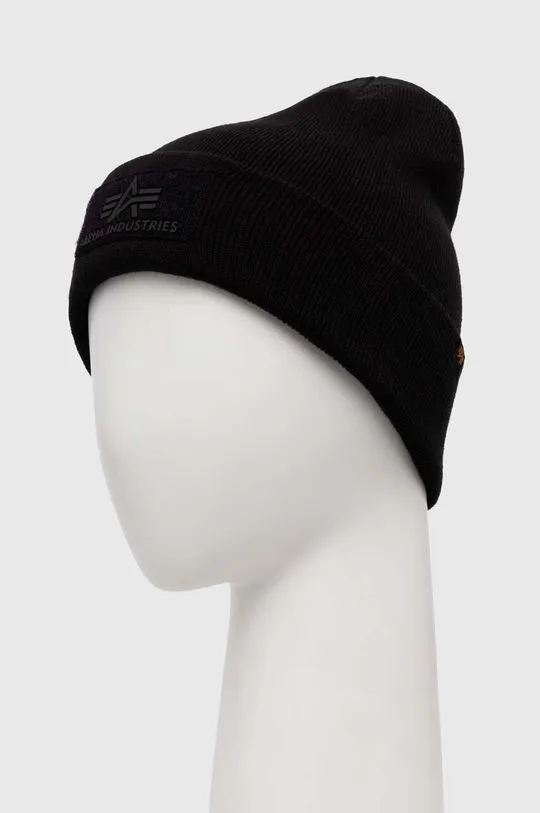 Alpha Industries beanie black color