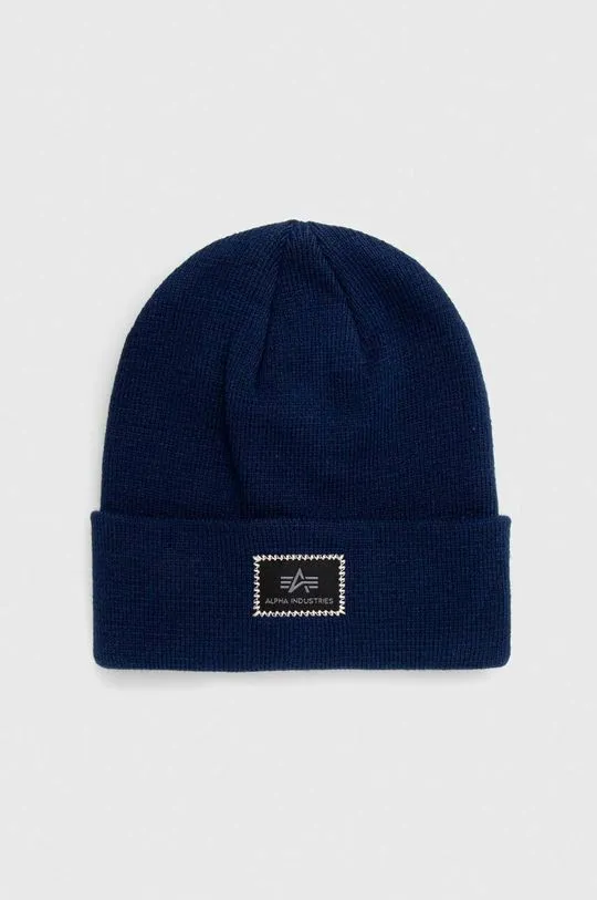 Alpha Industries beanie X-Fit Beanie navy blue color 168905.07