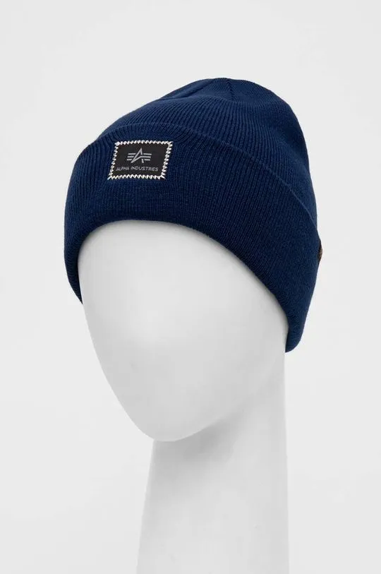 Alpha Industries beanie X-Fit Beanie navy blue color 168905.07