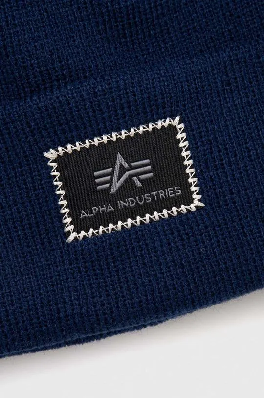 Alpha Industries beanie X-Fit Beanie navy blue color 168905.07