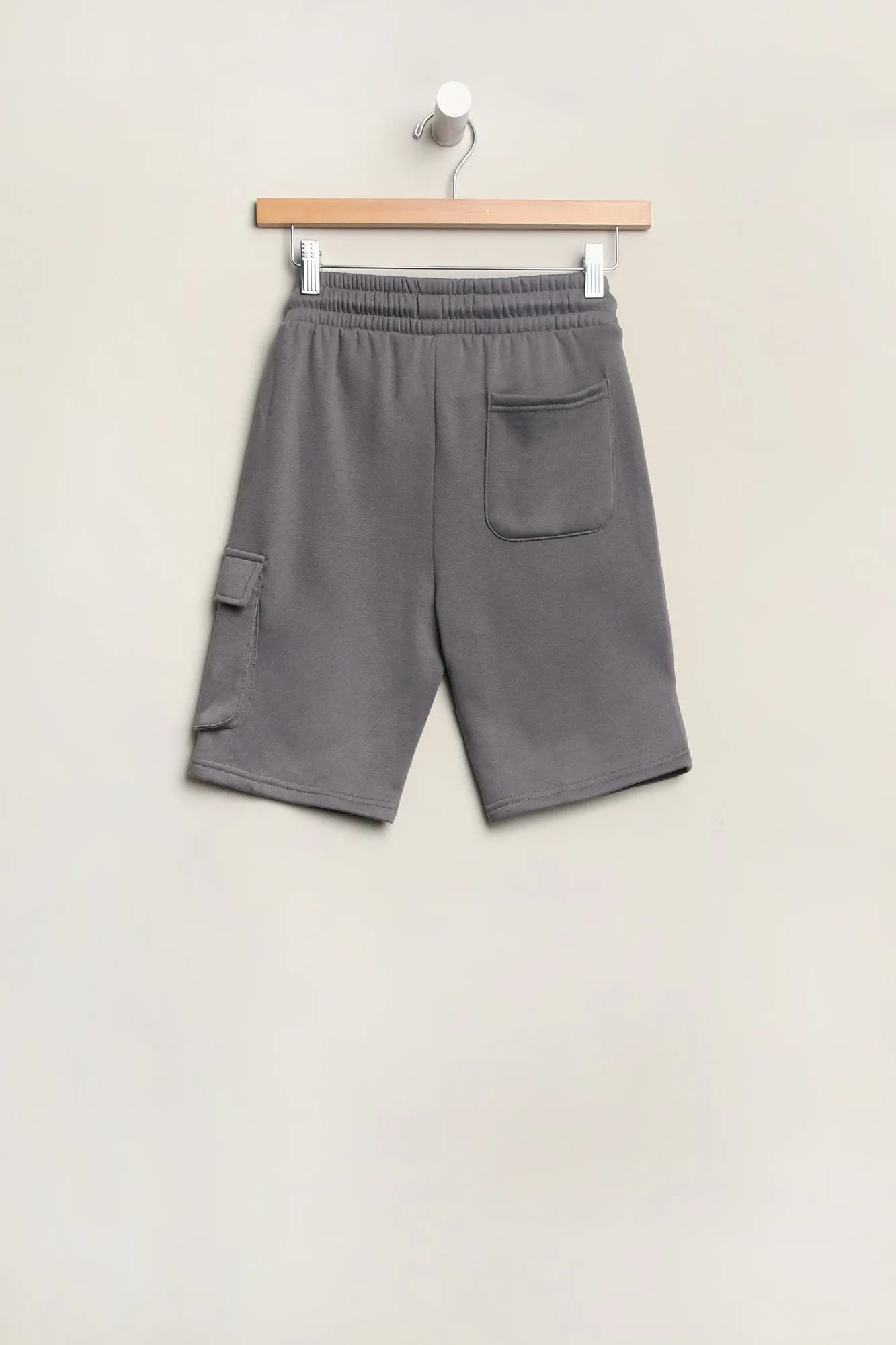 Amnesia Youth Single Cargo Fleece Shorts