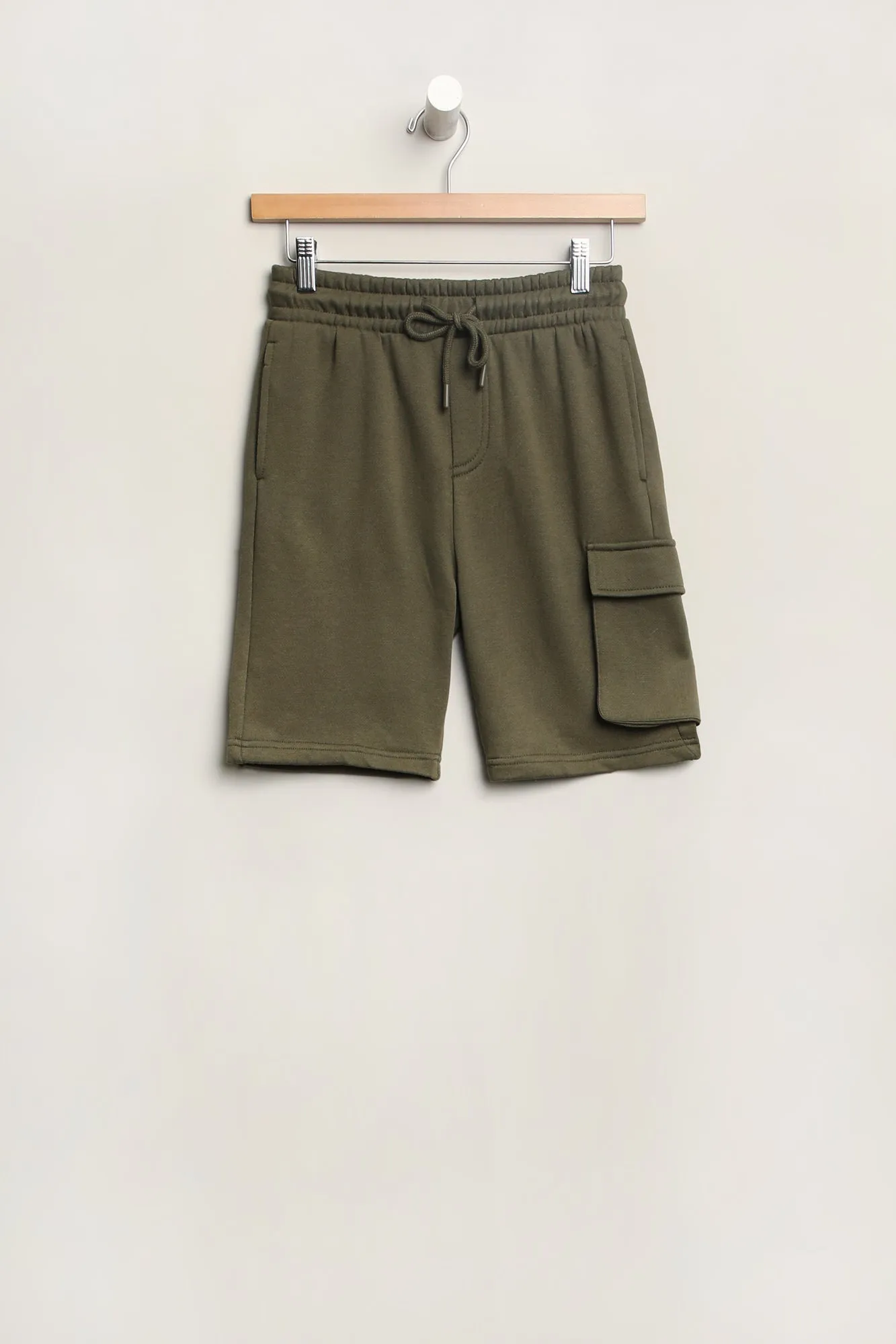 Amnesia Youth Single Cargo Fleece Shorts