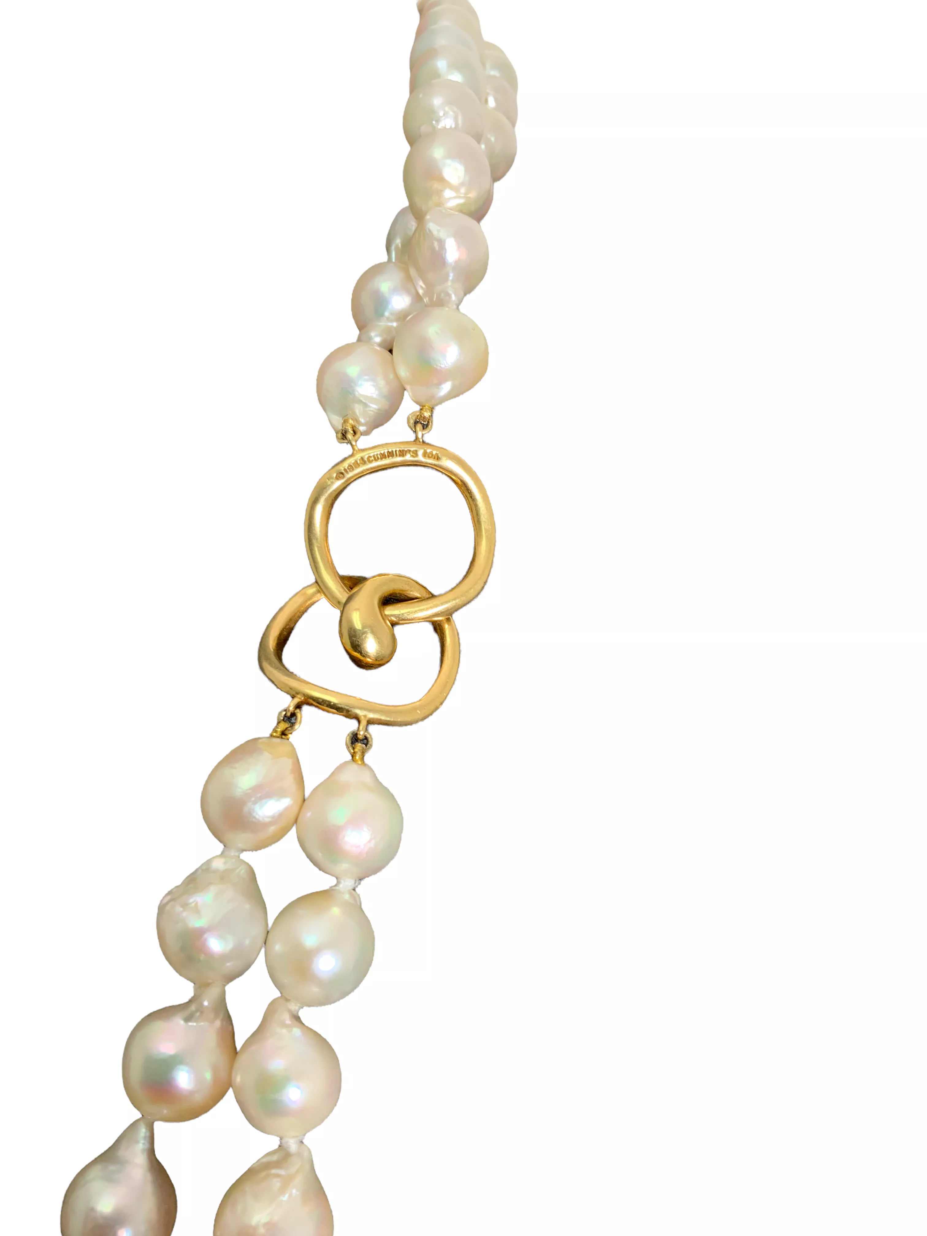 Angela Cummings Pearls and 18k Gold Necklace