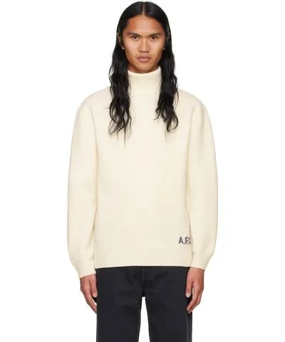 A.P.C. Off-White Walter Turtleneck