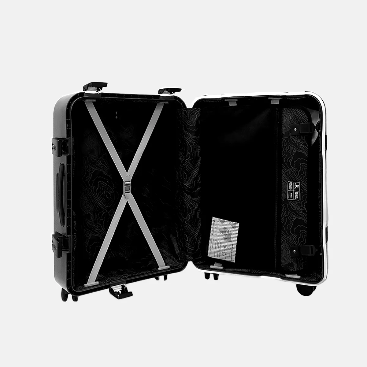 Arctic Fox Elite Armor Hard-side check-in luggage/Suitcase/Trolley Bag (Black)