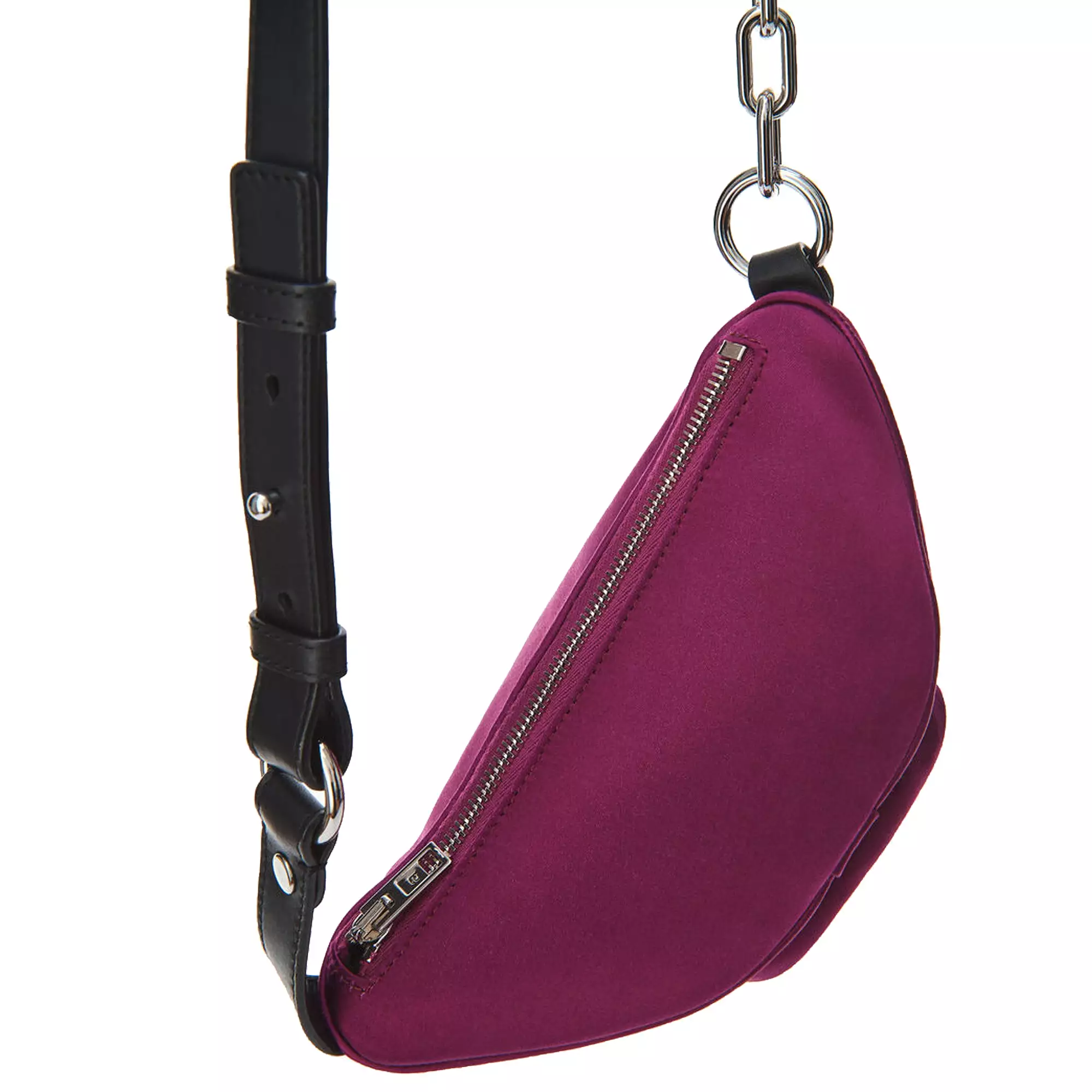 Attica Belt Bag Mini Satin, Purple