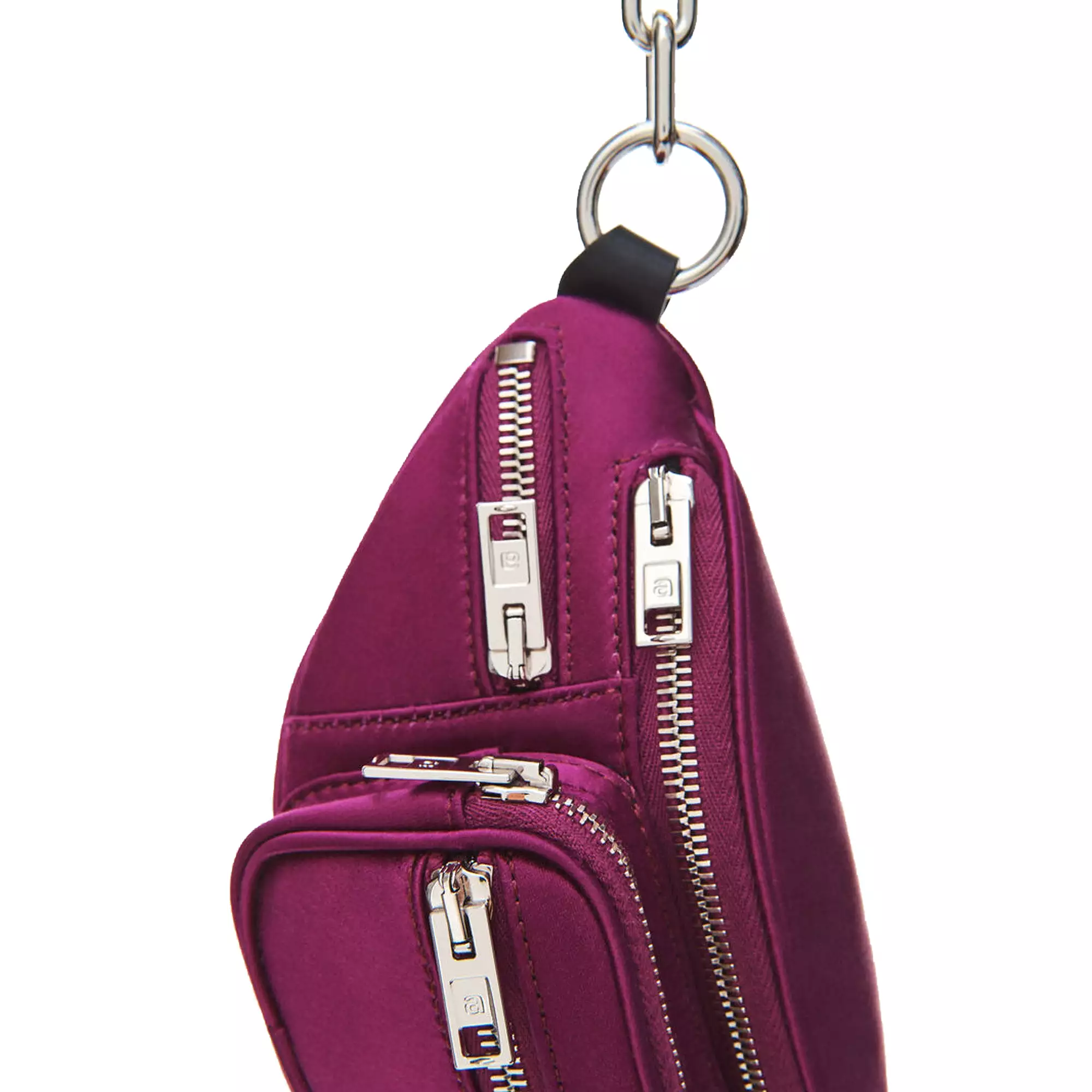 Attica Belt Bag Mini Satin, Purple