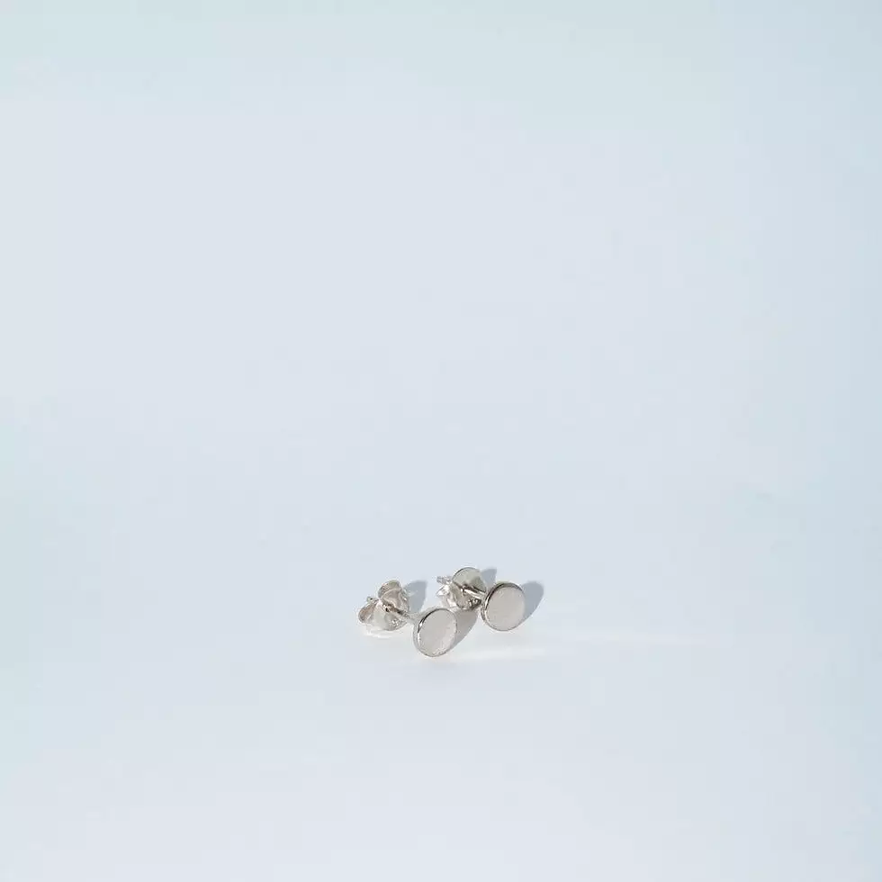 Baby Studs Earrings, Sterling Silver