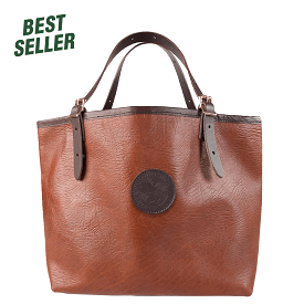 Bison Leather Market Tote LB-130-BRN