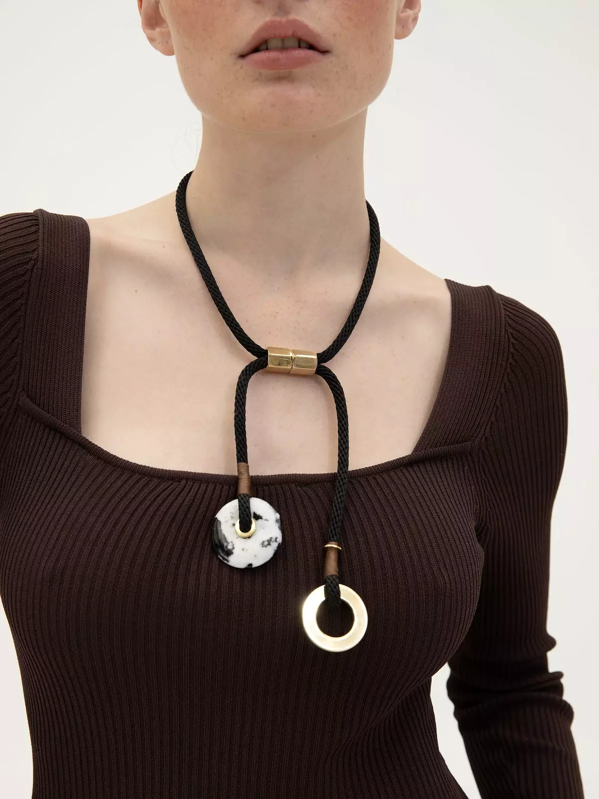 Black Zebra Jasper Oshun Necklace