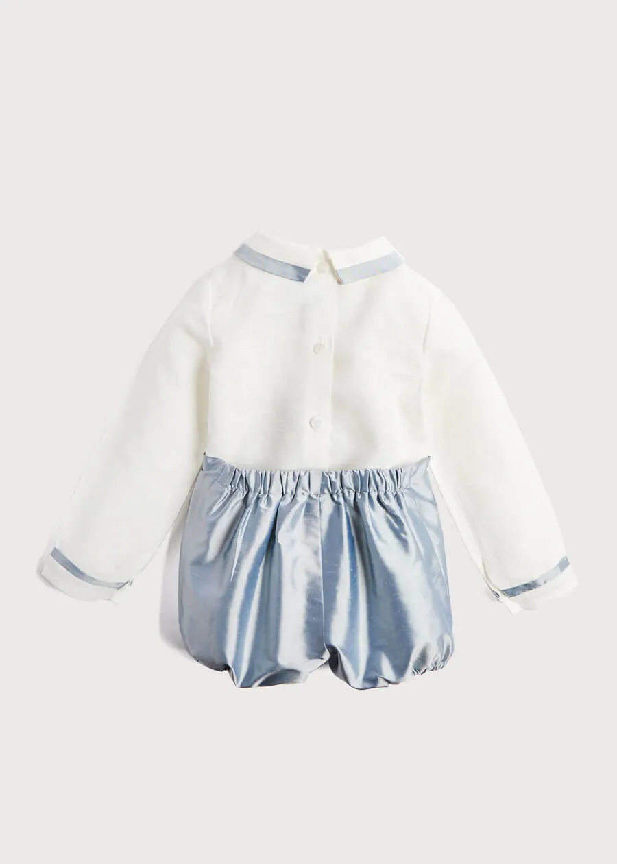 Blue Silk Celebration Set (12mths-3yrs)