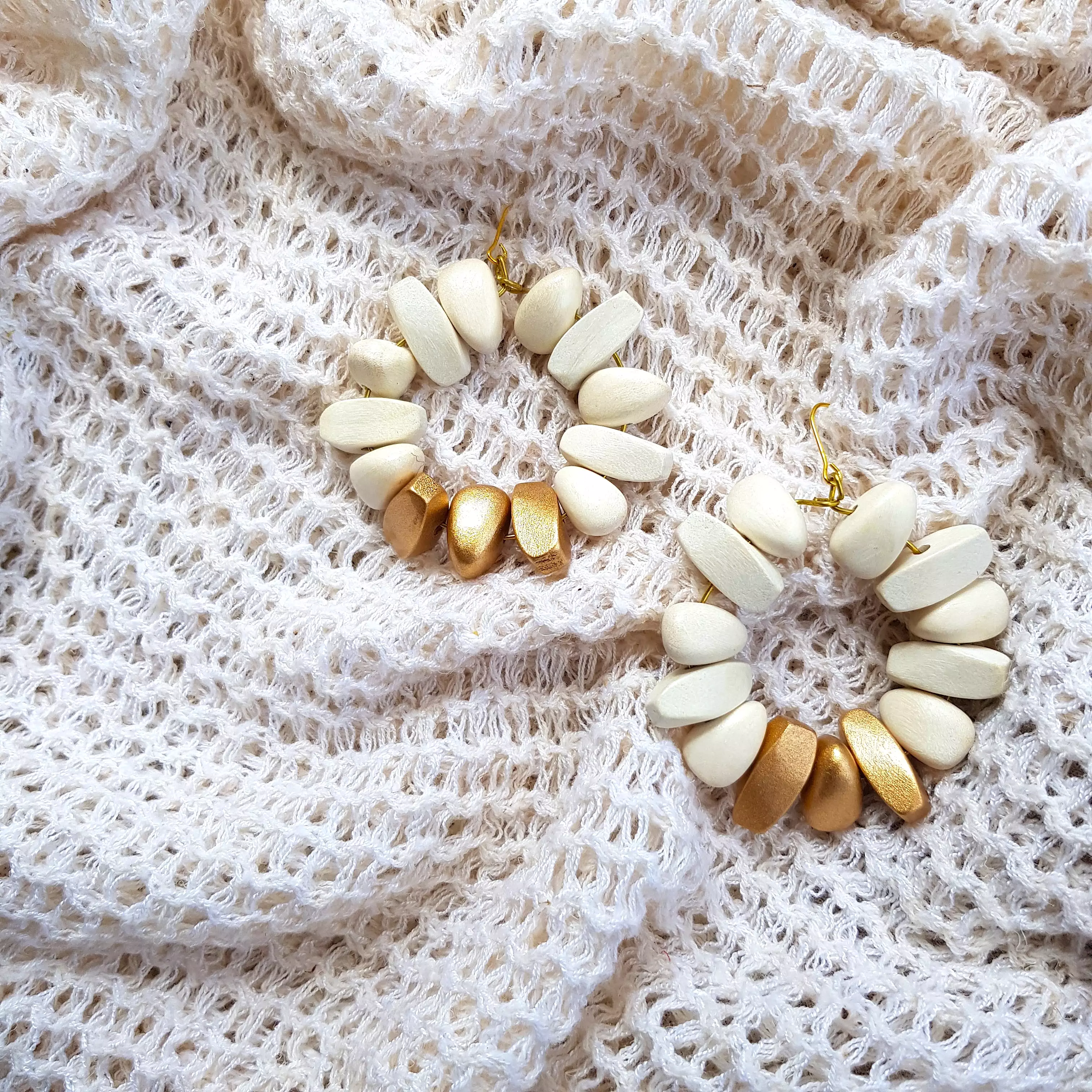 Brielle Earrings in White