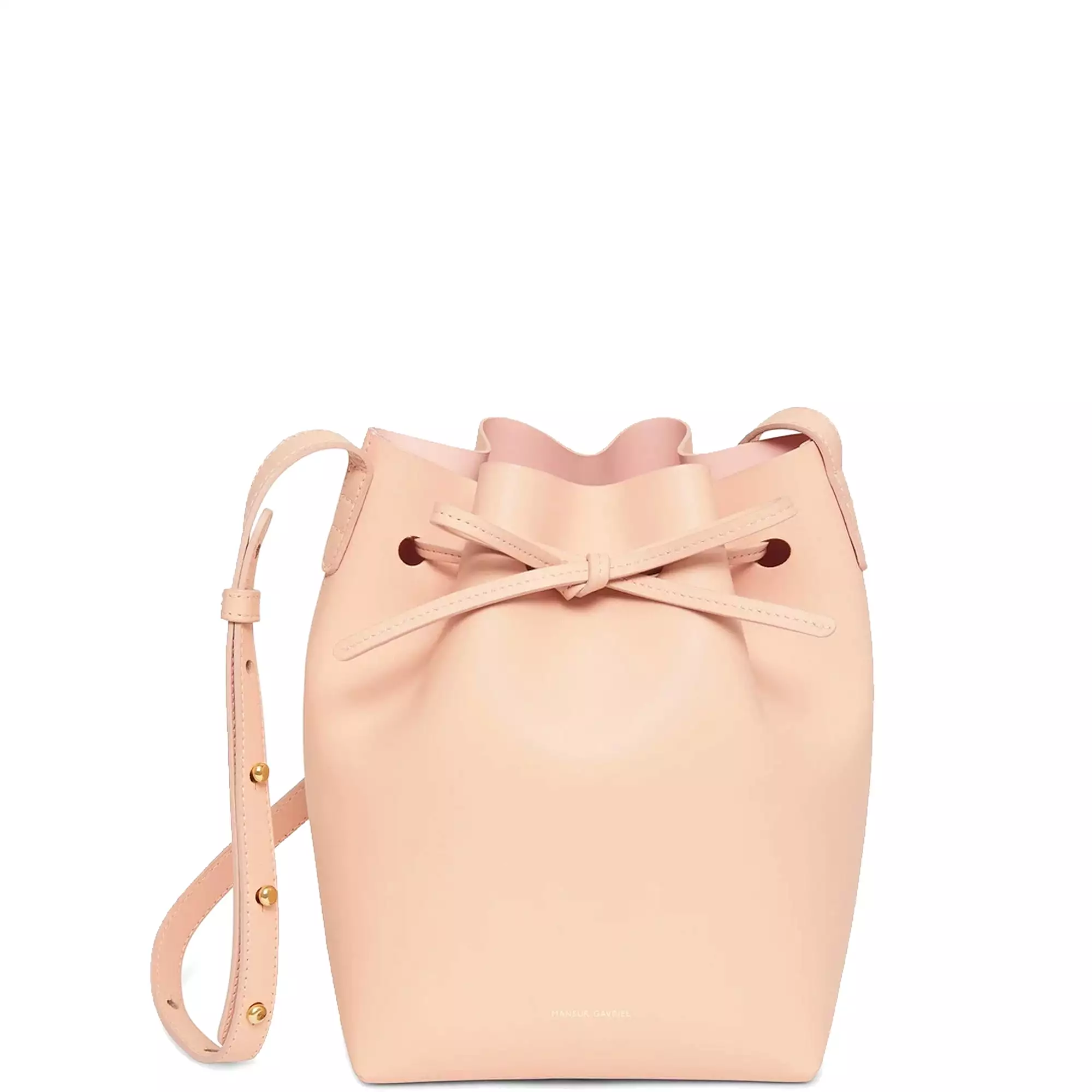 Bucket Bag Mini Calf, Rosa/Rosa