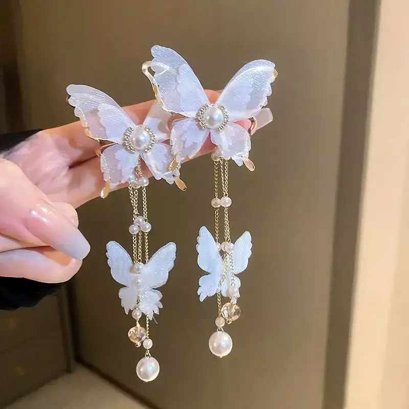 Butterfly Pearl Earrings