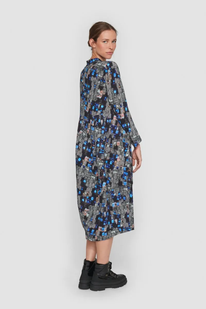 Butterfly zoom turtleneck dress