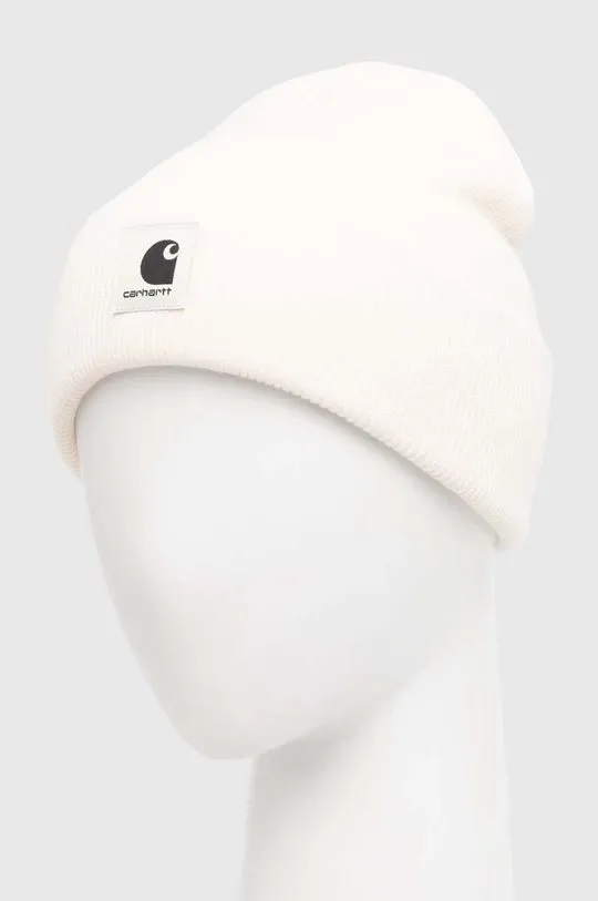 Carhartt WIP beanie Ashley Beanie beige color thick knit I031970.D6XX