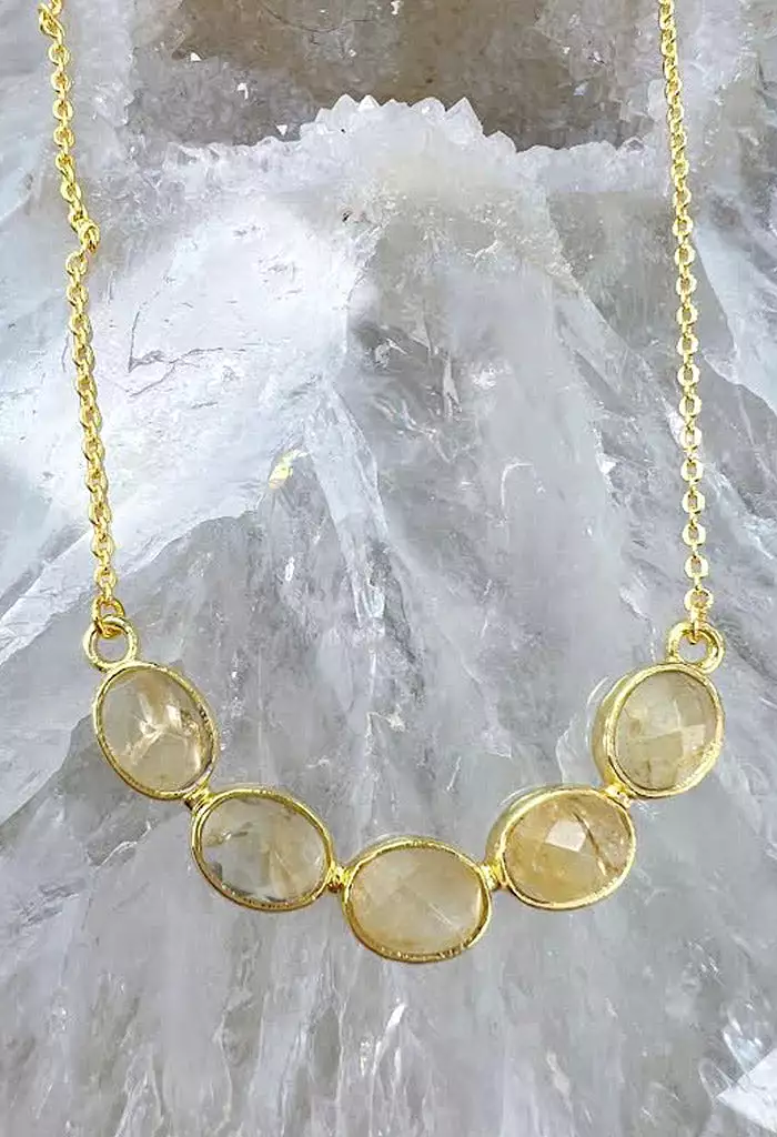 Caroline Necklace-Quartz