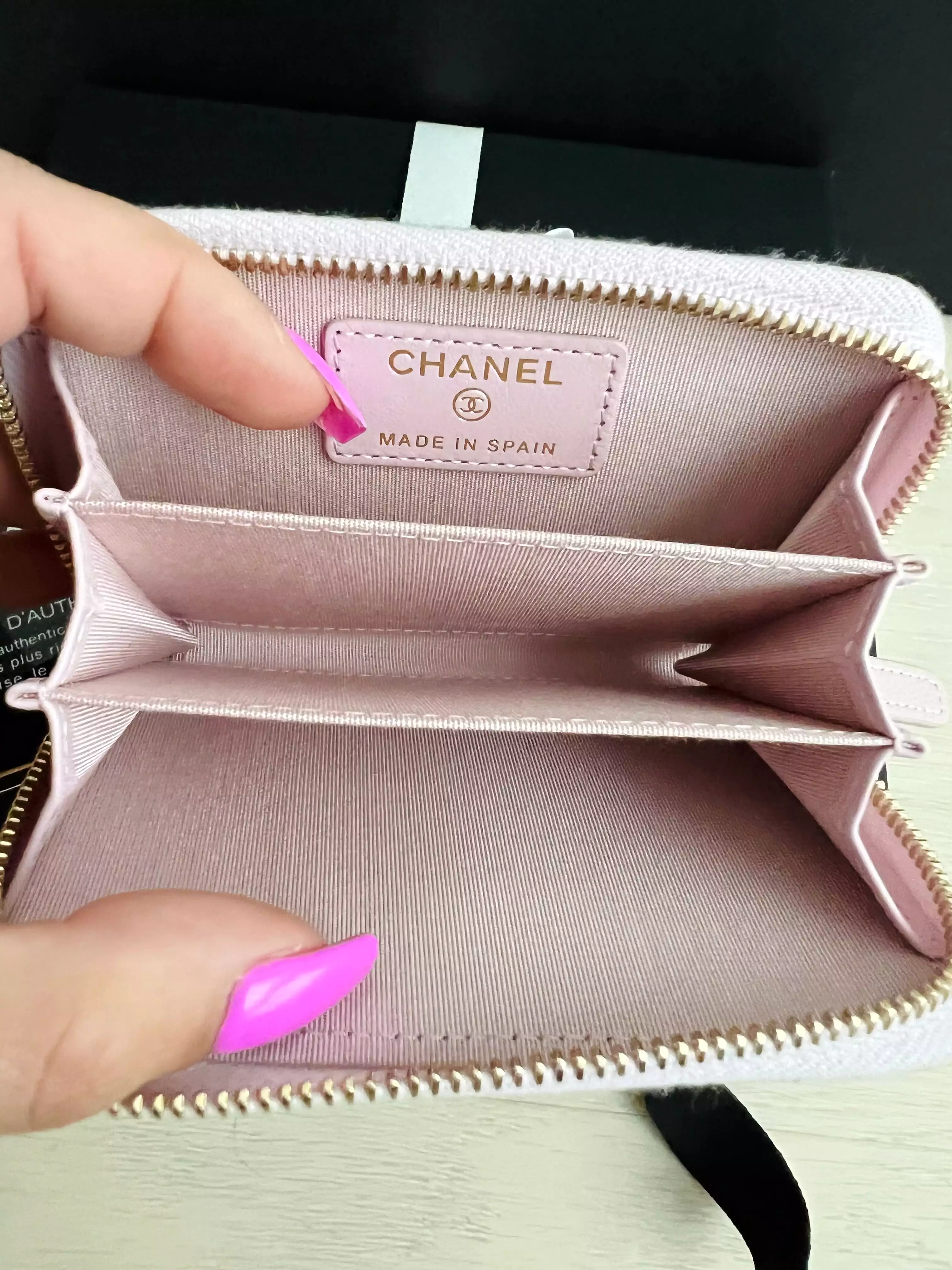 Chanel Mini Zip Wallet