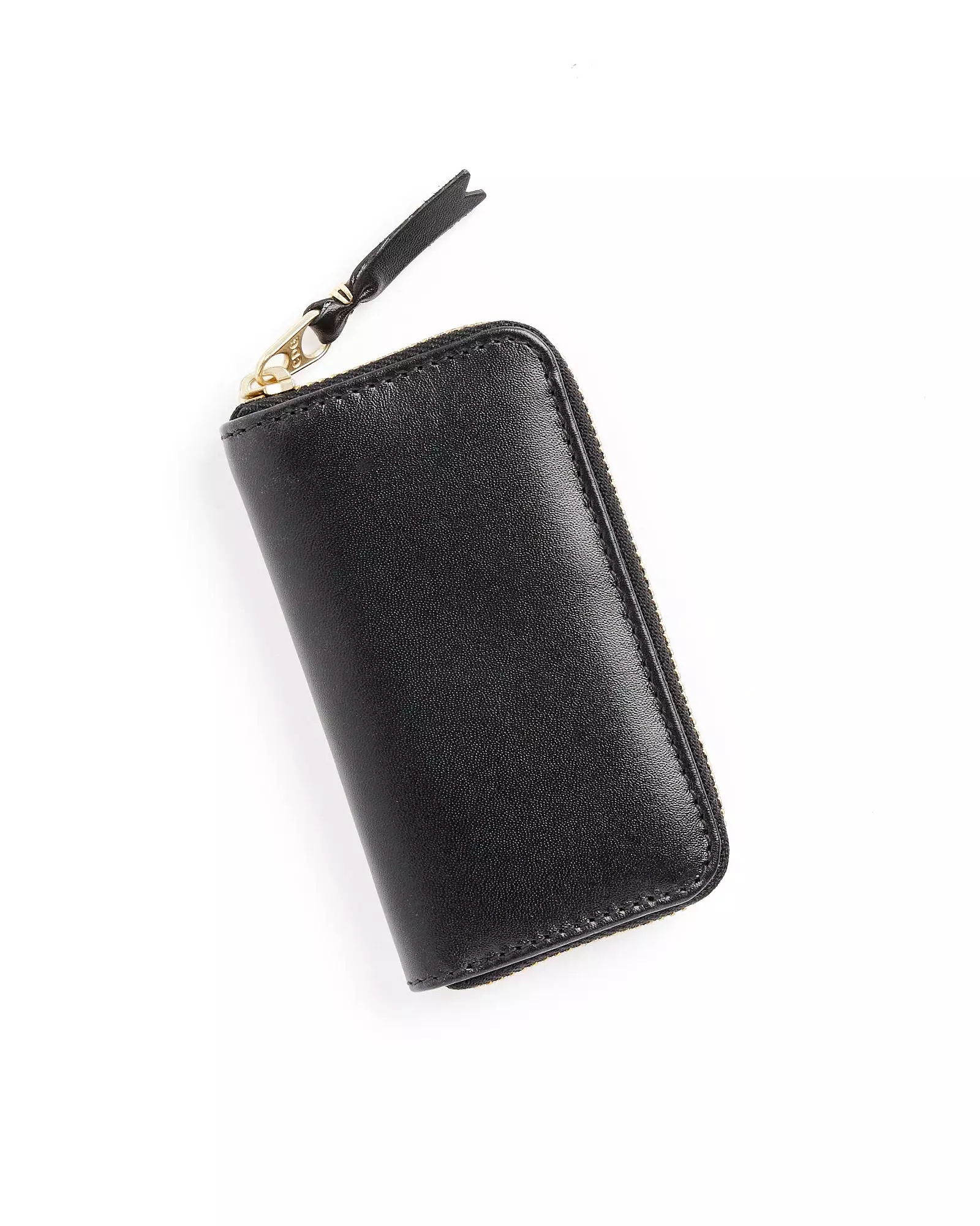 Classic Coin Zip Wallet in Black