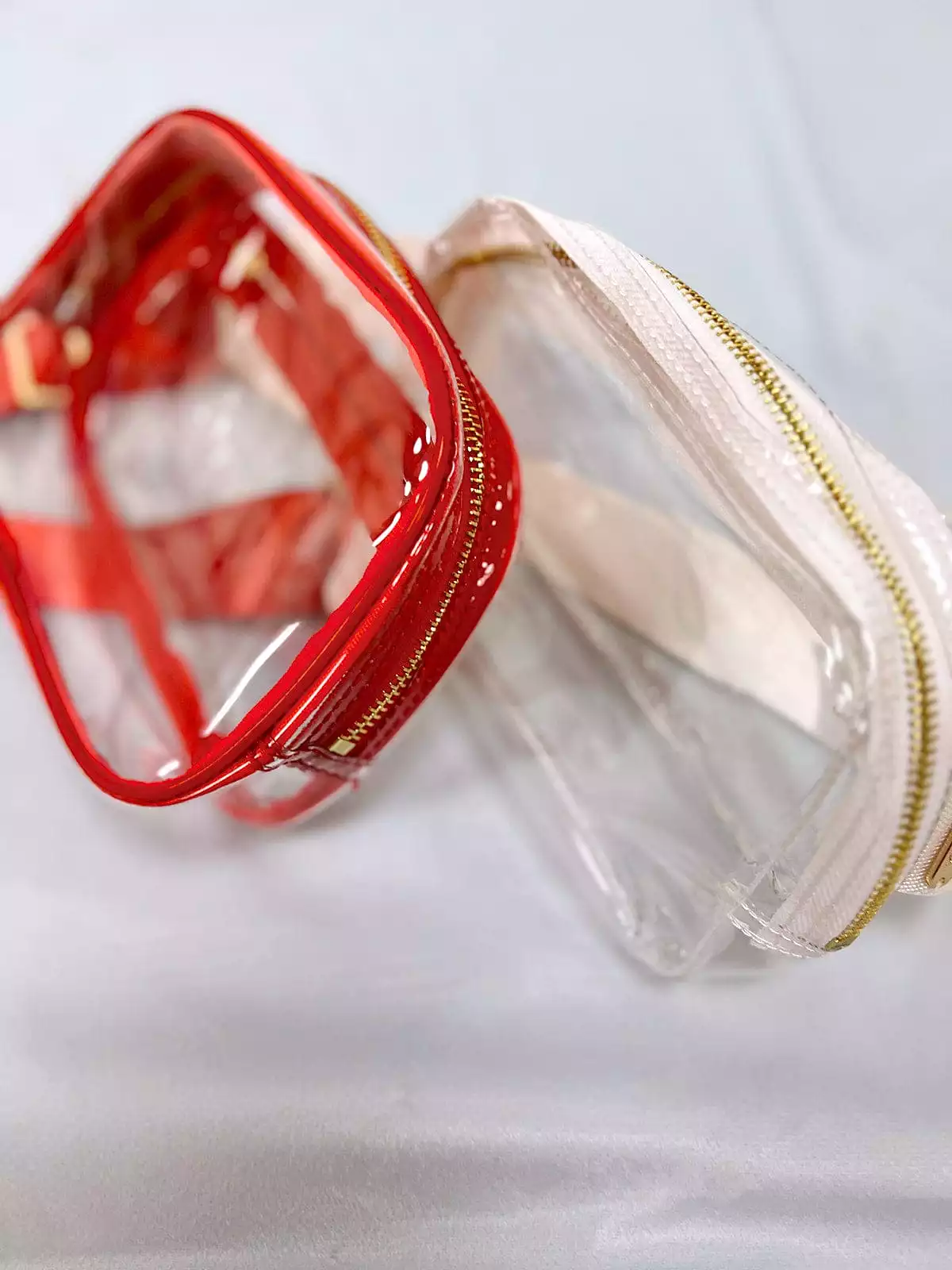 Clear Red Fanny Pack