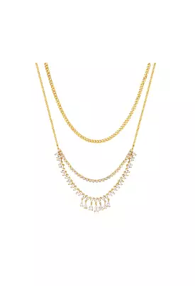 Colette Shaker Statement Necklace-Gold