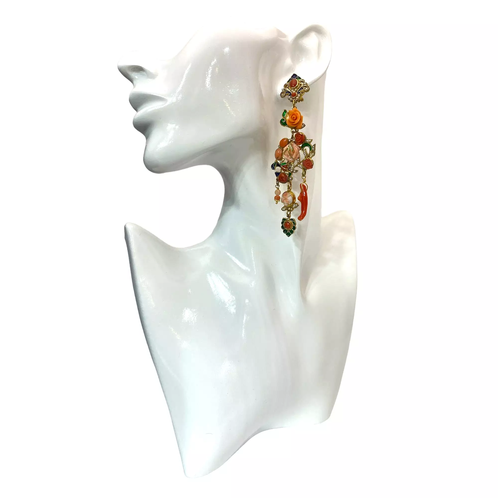 CORALL EARRINGS