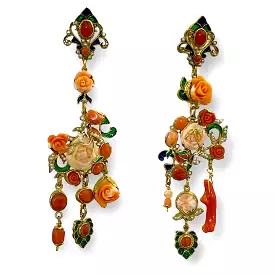 CORALL EARRINGS