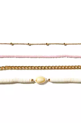 Cowrie Shell Bracelet Set