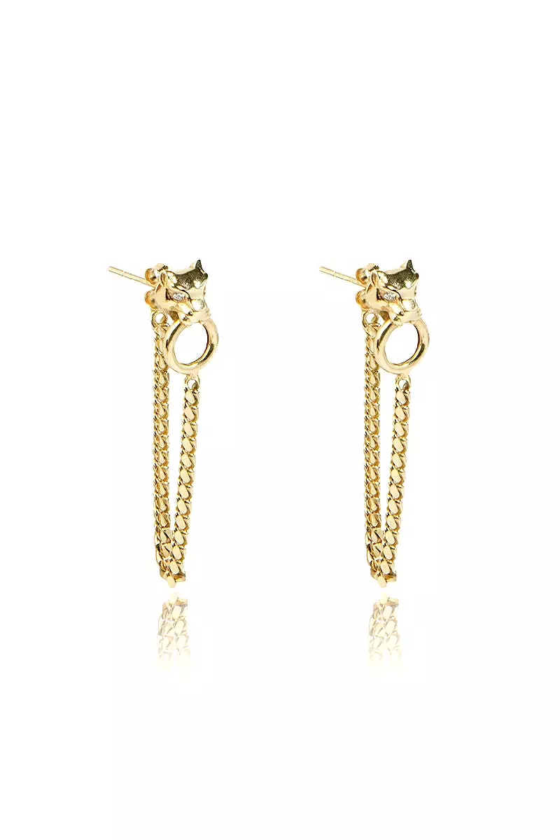 Cuban Miami Chain Doorknocker Earrings