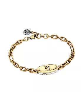 Double Signet Bracelet, Gold