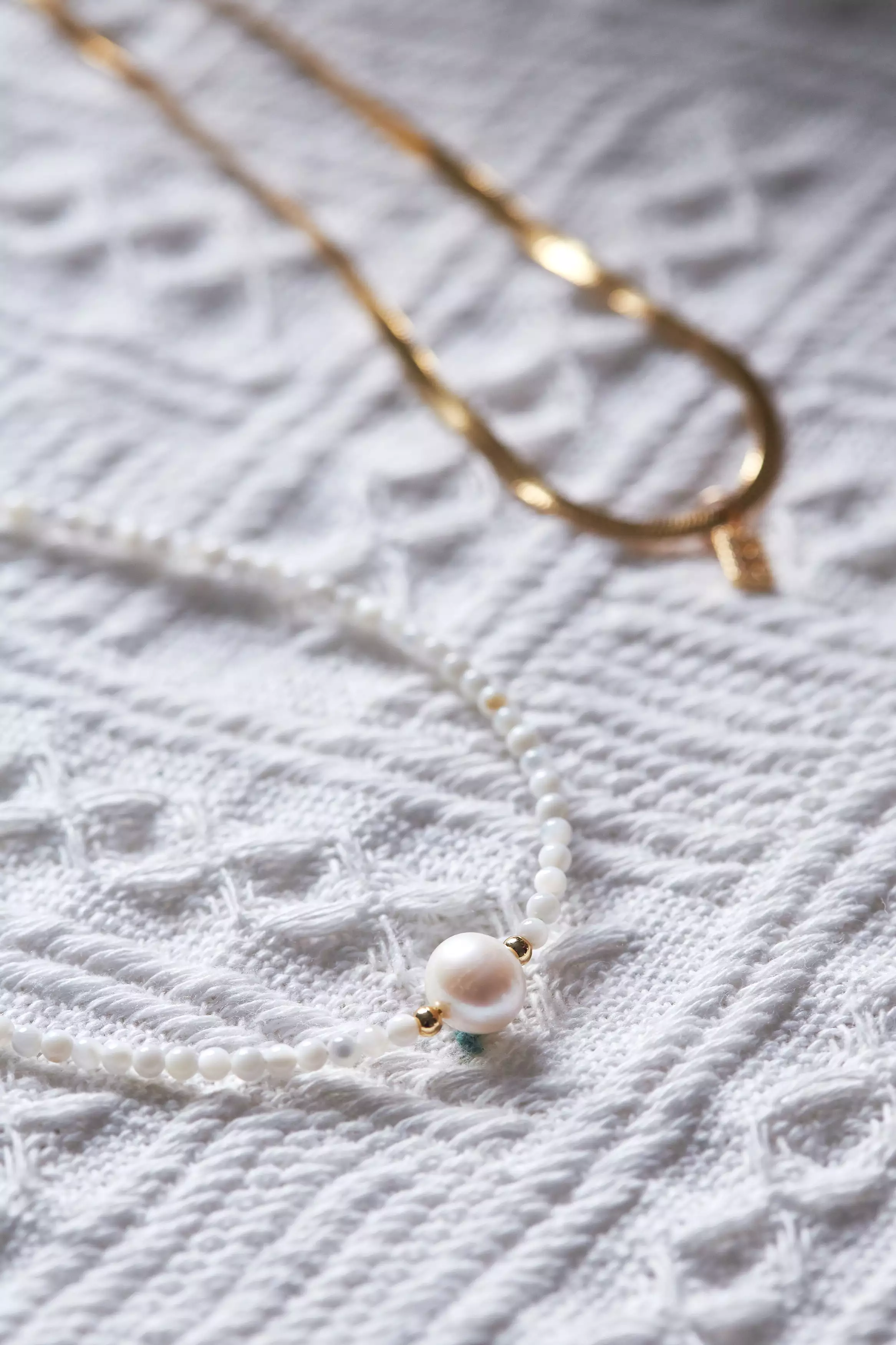 Dreaming in Paris Pearl Necklace