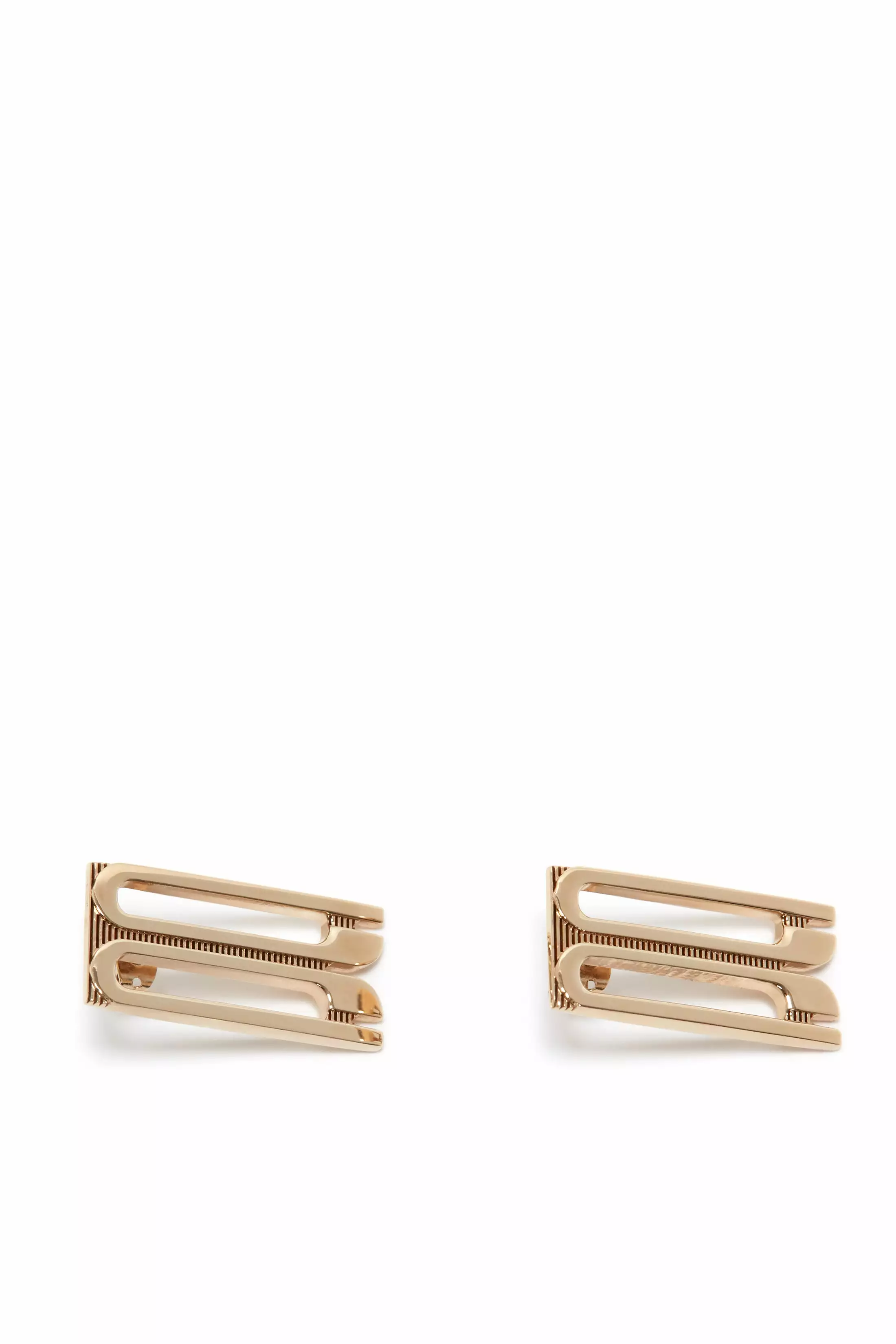 Exclusive Frame Stud Earrings In Gold