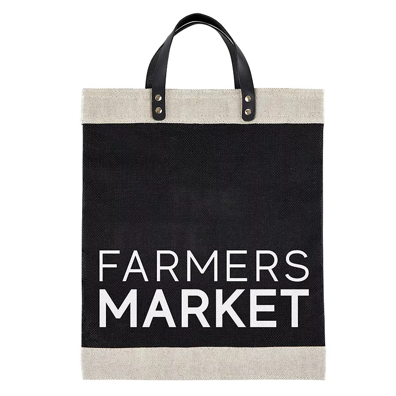 Farmers Market Tote-Black