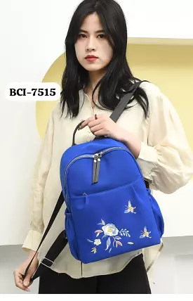 Fashion elegant embroidered flowers bags for women large capacity ladies travel backpack-SK001BB<br data-mce-fragment=1>