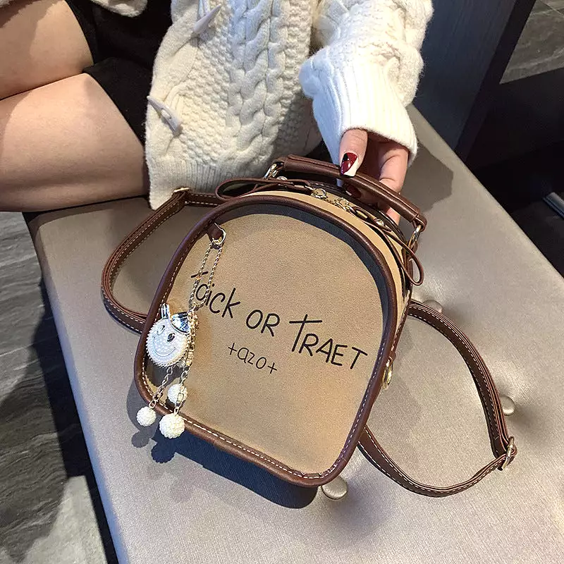 Fashion Versatile Crossbody Bag Mini Small Backpack