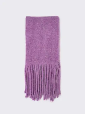 Fuzzy Scarf - Malbec