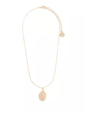 Gail Gold Plated Pendant Necklace