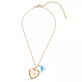 Great Pretenders Butterfly Heart Locket Necklace