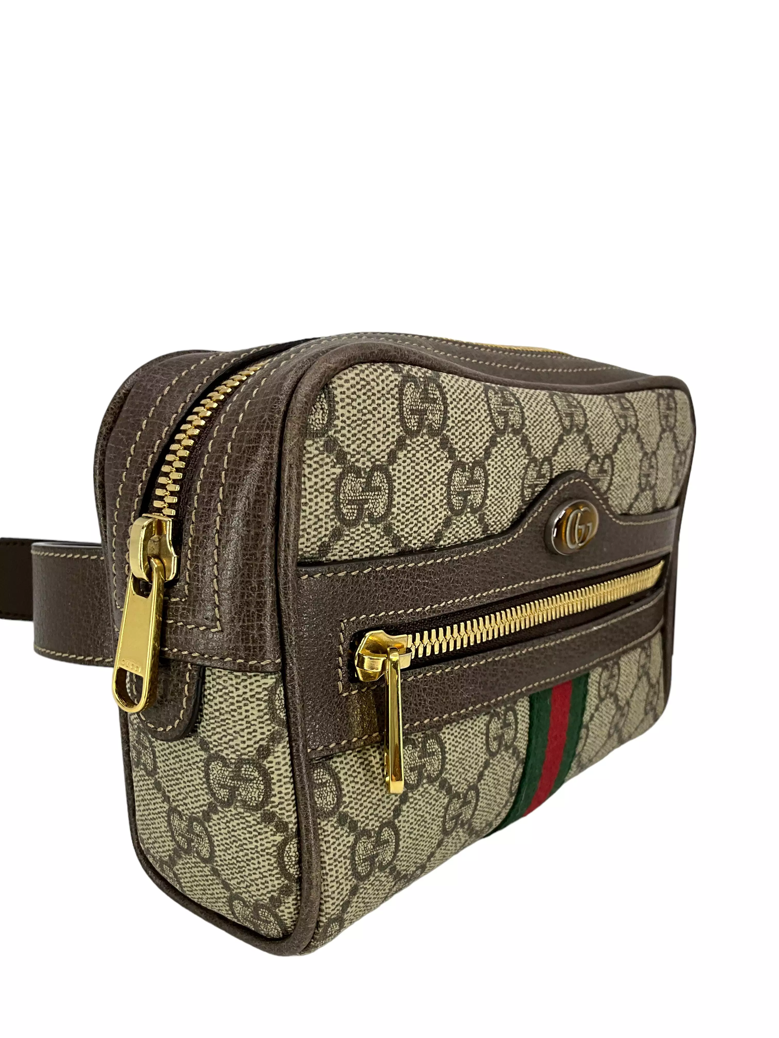 GUCCI GG Supreme Canvas Small Ophidia Belt Bag Size 95