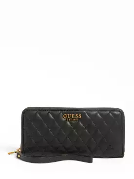 GUESS Maila Large Zip Around Black