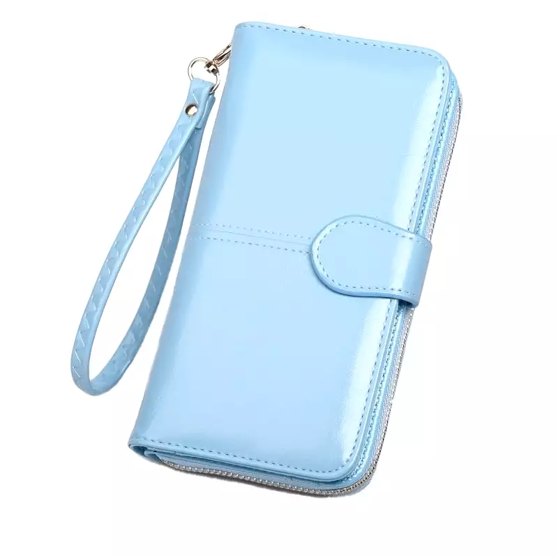 Haute Edition Women's Full Zip Wallet & Phone Holder With Wrist Strap